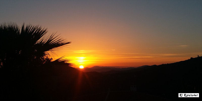 Sonnenuntergang (Terrassenausblick)